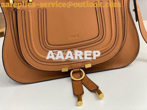 Replica Chloe Marcie Medium Satchel Bag Caramel 5