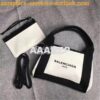 Replica Balenciaga Neo Cagole XS Handbag in Black Arena Lambskin 70094 2