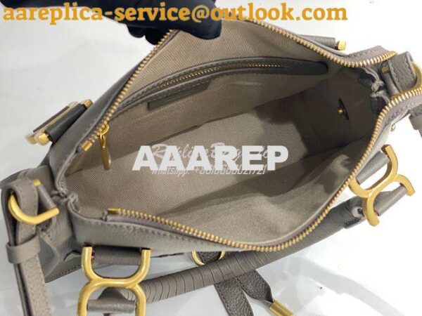 Replica Chloe Marcie Medium Satchel Bag Dark Grey 11