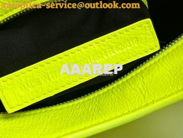 Replica Balenciaga Neo Cagole XS Handbag in Neon Yellow Arena Lambskin 9