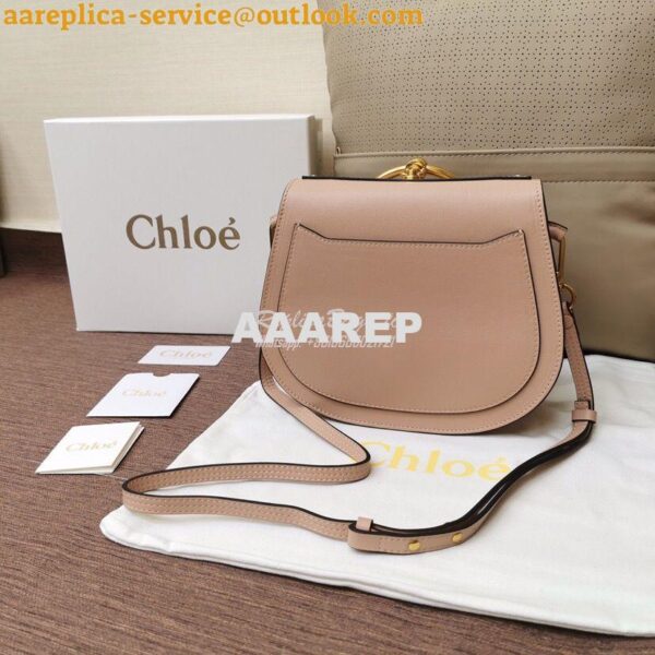 Replica Chloe Nile Bracelet Bag Biscotti Beige 7