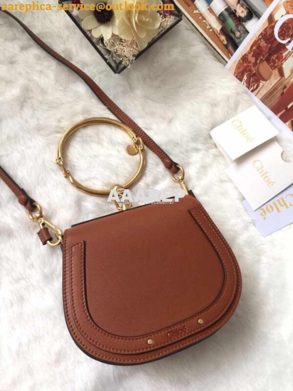 Replica Chloe Nile Bracelet Bag Caramel 2