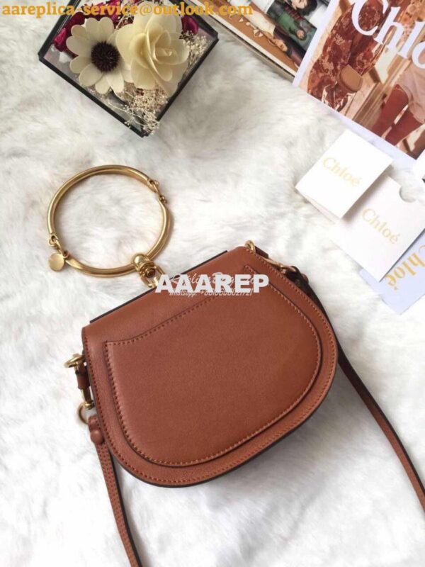 Replica Chloe Nile Bracelet Bag Caramel 4