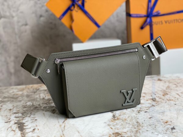 Replica Louis Vuitton TAKEOFF SLING Khaki LV Bag M21364 3