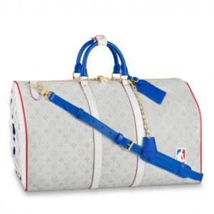 Replica Louis Vuitton LV x NBA Basketball Keepall 55 M45586