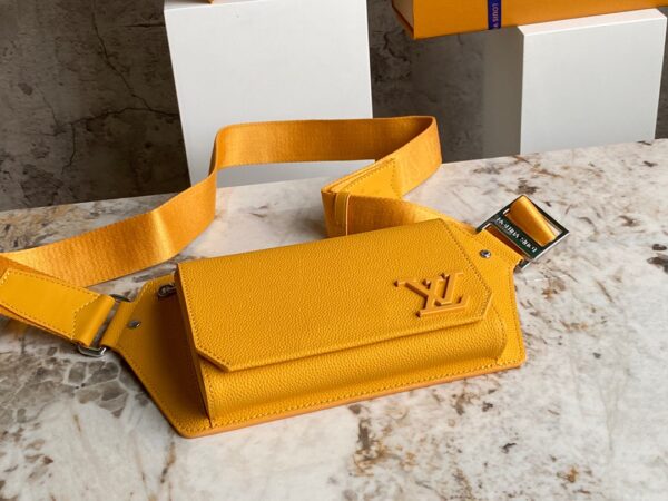 Replica Louis Vuitton TAKEOFF SLING Saffron Yellow LV Bag M21419 5