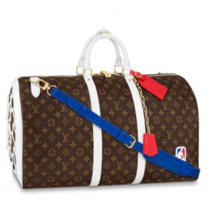 Replica Louis Vuitton LV x NBA Basketball Keepall 55 M45587