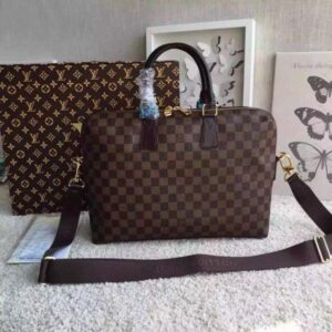 Replica Louis Vuitton Porte Documents Jour Damier Ebene N42242 BLV870 2