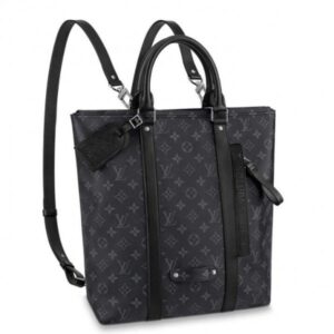 Replica Louis Vuitton Tote Backpack Monogram Eclipse Canvas BLV881