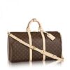 Replica Louis Vuitton Keepall Bandouli??re 45 Monogram Macassar M56711