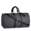 Replica Louis Vuitton Keepall Bandouli??re 55 Monogram Eclipse Flash M43414 2