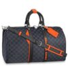 Replica Louis Vuitton Keepall Bandouliere 45 Damier Cobalt Race N40166