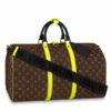 Replica Louis Vuitton Keepall Bandouliere 50 Damier Graphite 3D N50016 2