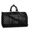 Replica Louis Vuitton Keepall Bandouliere 50 Leather Denim M45975