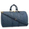 Replica Louis Vuitton Keepall Bandouliere 50 Monogram Eclipse Glaze M43901 2