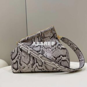 Replica Fendi 8BP127 FENDI FIRST Medium Natural python leather bag