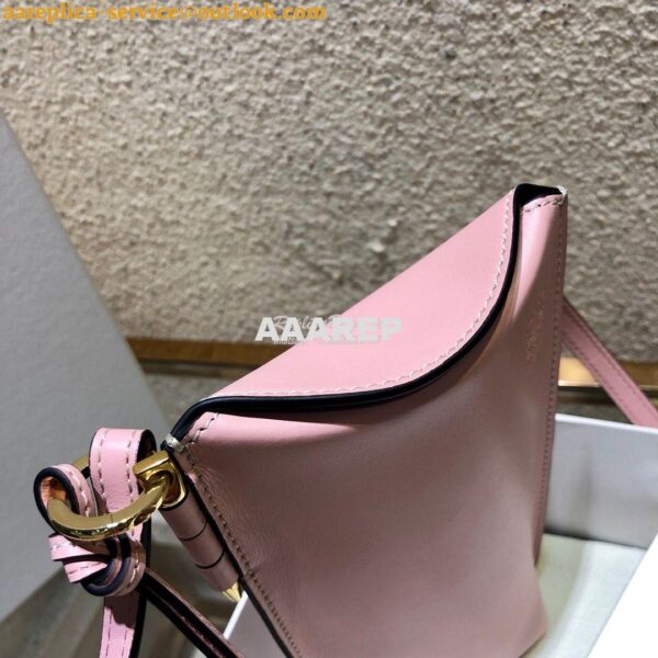 Replica Loewe Gate Pocket in Smooth Calfskin 18756 Pastel Pink 11