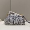 Replica Fendi 8BP129 Fendi First Small Navy blue woven leather bag 2