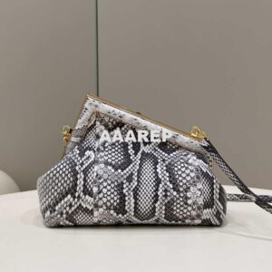 Replica Fendi 8BP129 FENDI FIRST Small Natural python leather bag