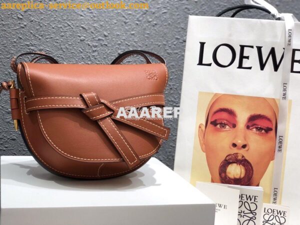 Replica Loewe Gate Small Bag 397511 Tan 3