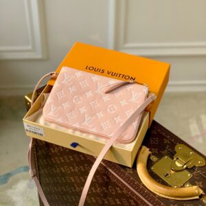 Replica Louis Vuitton Double Zip Pochette LV M81429 2