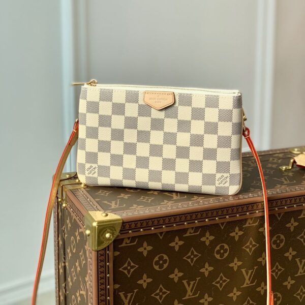 Replica Louis Vuitton Double Zip Pochette LV N60460 3