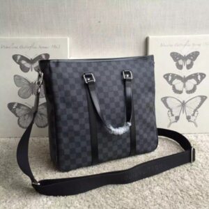 Replica Louis Vuitton Tadao PM Tote Damier Graphite N41259 BLV921 2