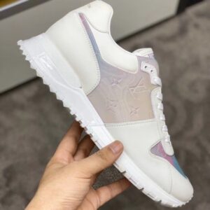 Replica Louis Vuitton Run Away Sneakers In Iridescent Monogram Textile 2