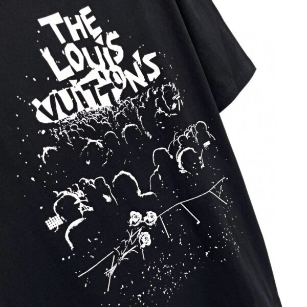 Replica Louis Vuitton LV CONCERT PRINT TSHIRT 1AARPA 4