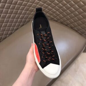 Replica Louis Vuitton Tattoo Sneakers In Black Textile 2