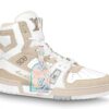 Replica Louis Vuitton White/Black Beverly Hills Sneakers 2