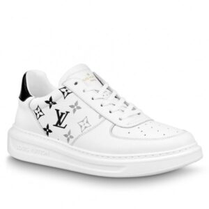 Replica Louis Vuitton White/Black Beverly Hills Sneakers