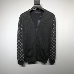 Replica Louis Vuitton LV MONOGRAM MIX CASHMERE CARDIGAN 1AATLX 2