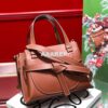 Replica Loewe Gate Top Handle Mini Bag 66042 in Natural Calfskin Light