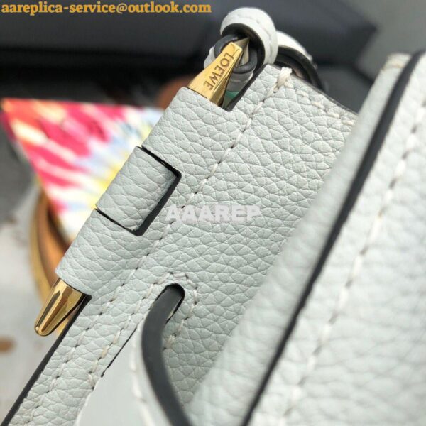 Replica Loewe Gate Top Handle Mini Bag 66042 Kaolin 7