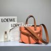 Replica Loewe Gate Top Handle Small Bag 66053 Scarlet Red/Burnt Red 2