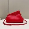 Replica Fendi 8BP129 First Small Fuchsia leather bag 80018M Rose Red 2