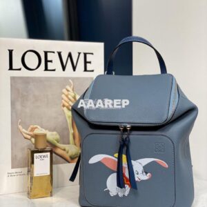 Replica Loewe Goya Dumbo Small Backpack 66019 Stone Blue 2