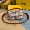 Replica Fendi 8BR600 Baguette Embroidered Canvas Bag Yellow 2