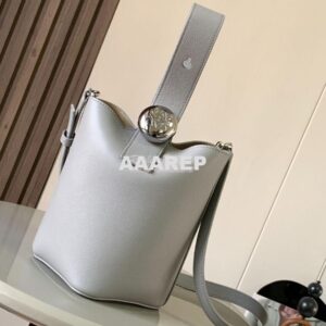 Replica Loewe Mini Pebble Bucket Bag In soft grained calfskin 973543 P