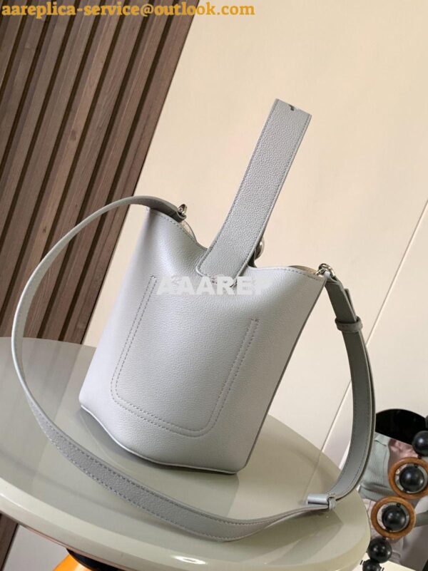 Replica Loewe Mini Pebble Bucket Bag In soft grained calfskin 973543 P 9