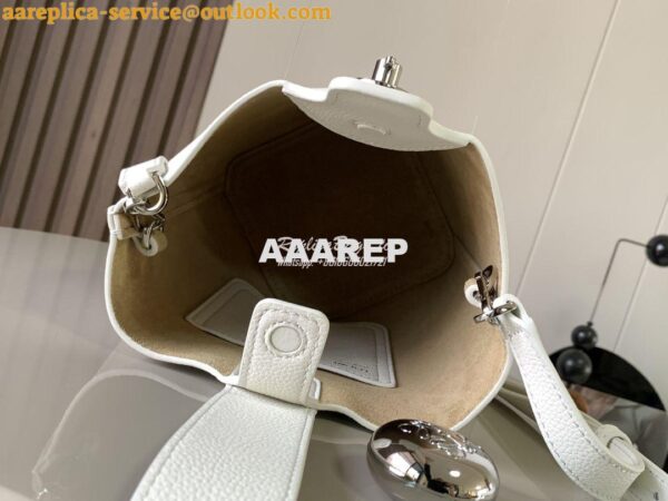 Replica Loewe Mini Pebble Bucket Bag In soft grained calfskin 973543 W 9