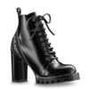 Replica Louis Vuitton Black LV Beaubourg Ankle Boots 2