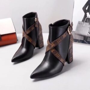 Replica Louis Vuitton Black Matchmake Ankle Boot 2