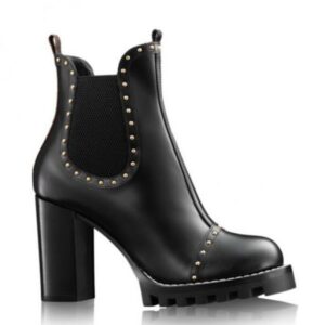 Replica Louis Vuitton Black Rockabily Ankle Boot