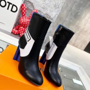 Replica Louis Vuitton Silhouette Ankle Boots In Multicolour Leather 2