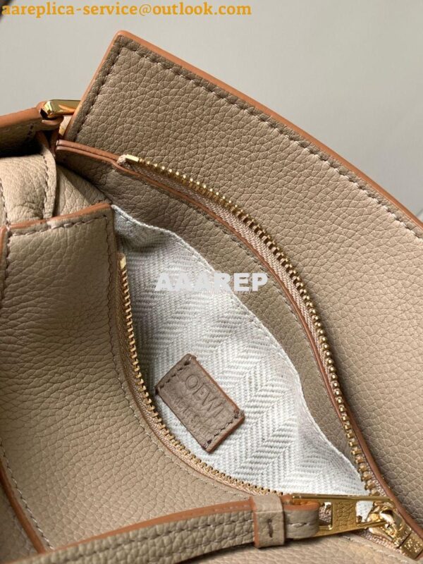 Replica Loewe Mini Puzzle bag in soft grained calfskin A510P88 Sand 9