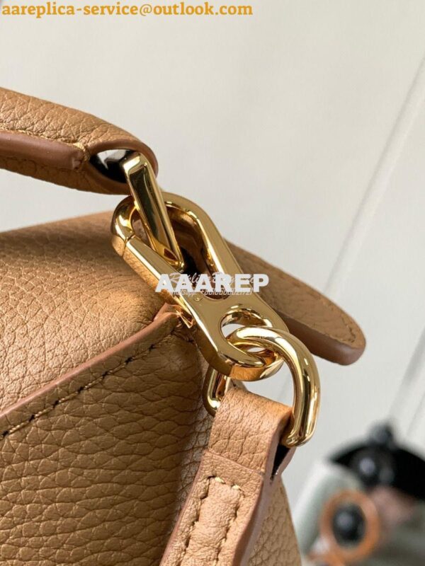 Replica Loewe Mini Puzzle bag in soft grained calfskin A510P88 Toffee 8