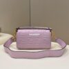 Replica Fendi 8BR600 Baguette Medium Pink leather 0135M bag