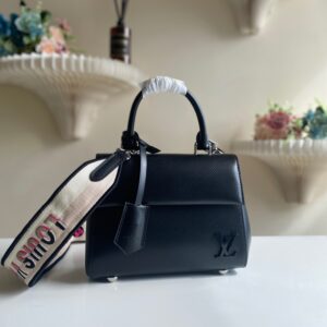 Replica Louis Vuitton LV CLUNY MINI Black Bag M58925 2